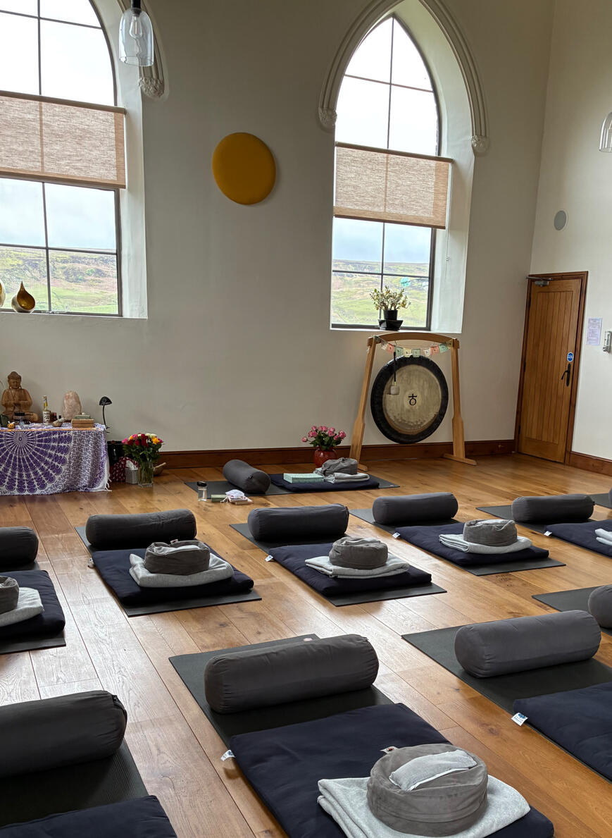 Photo of mats and yoga equipment